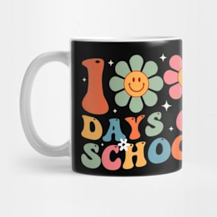 100th Day Of School Teacher Retro Kids 100 Days of School Mug